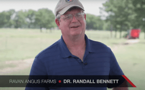 Picture of Dr. Randall Bennet, Ravan Angus Farms, East Texas.